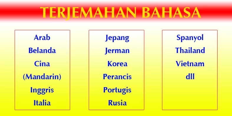 jasa penerjemah tersumpah Bahasa Arab