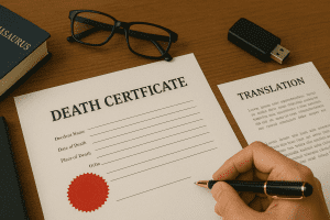 Jasa Penerjemah Akta Kematian
