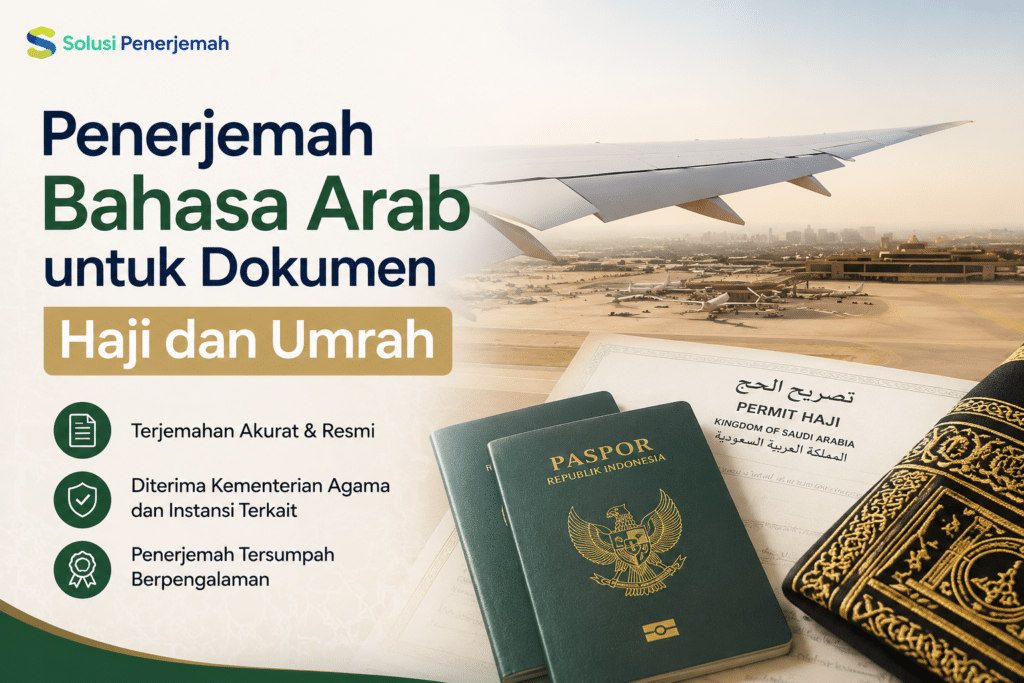 Penerjemah Bahasa Arab untuk Dokumen Haji dan Umrah