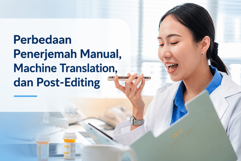 perbedaan Penerjemah Manual, Machine Translation, dan Post-Editing