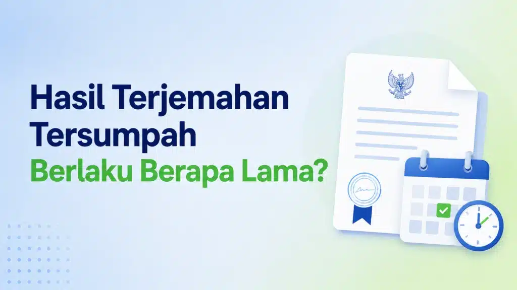 Hasil Terjemahan Tersumpah Berlaku Berapa Lama?