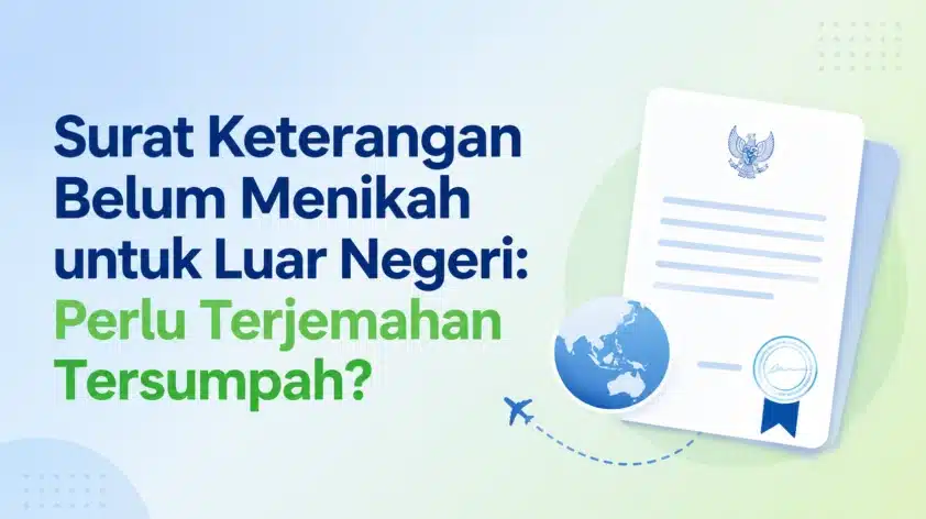 Surat Keterangan Belum Menikah untuk Luar Negeri: Perlu Terjemahan Tersumpah?