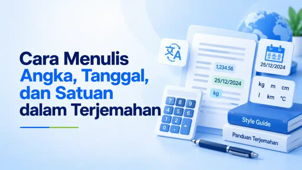 angka dalam terjemahan dokumen