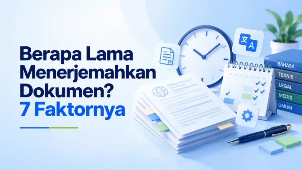 berapa lama menerjemahkan dokumen