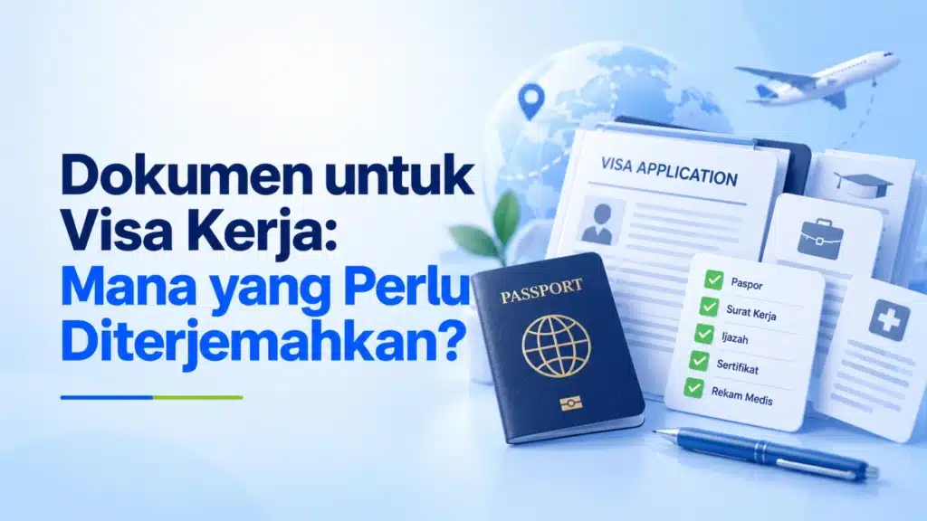 dokumen apa saja untuk visa kerja
