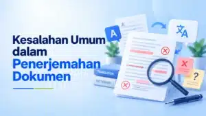 kesalahan penerjemahan dokumen